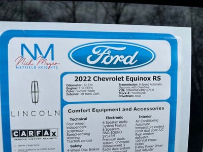 2022 Chevrolet Equinox RS