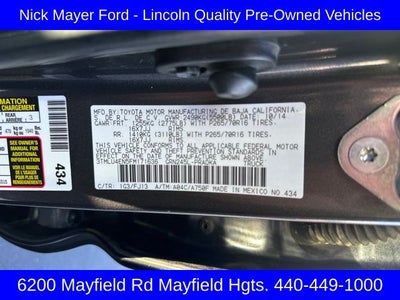 2015 Toyota Tacoma Base V6