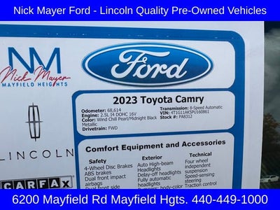 2023 Toyota Camry SE