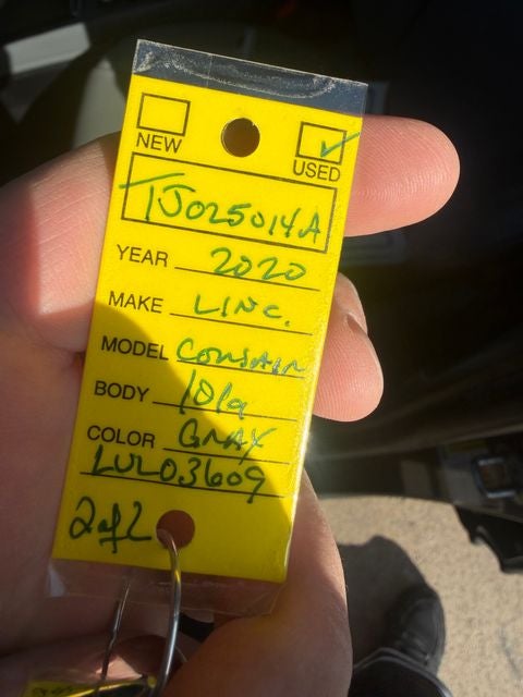 2020 Lincoln Corsair Standard
