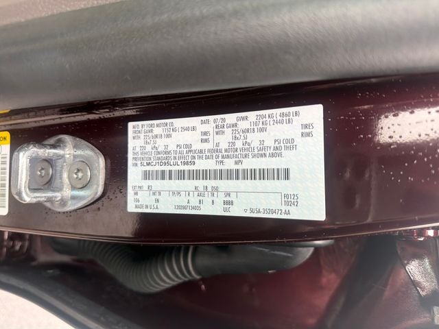 2020 Lincoln Corsair Standard