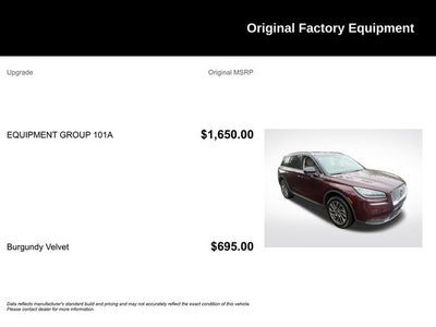 2020 Lincoln Corsair Standard