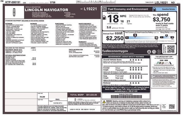 2020 Lincoln Navigator Reserve