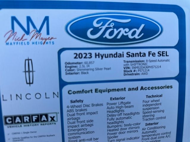 2023 Hyundai Santa Fe SEL