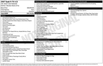 2007 Saab 9-7X 4.2i