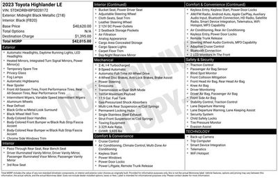 2023 Toyota Highlander XLE