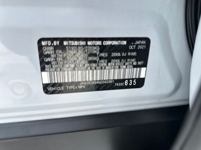 2022 Mitsubishi Outlander ES