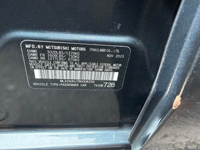 2024 Mitsubishi Mirage ES