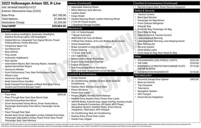 2023 Volkswagen Arteon 2.0T SEL R-Line