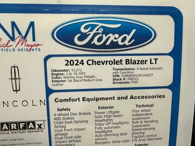 2024 Chevrolet Blazer 3LT