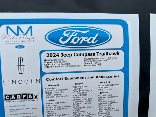 2024 Jeep Compass Trailhawk 4x4