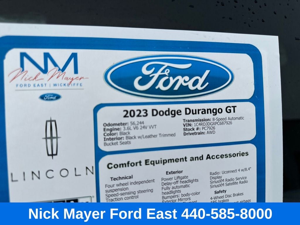 2023 Dodge Durango GT