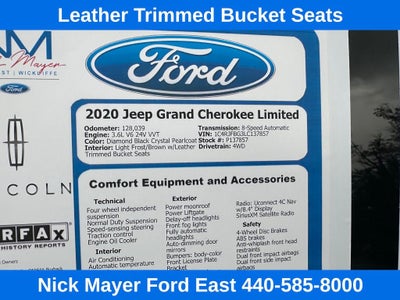 2020 Jeep Grand Cherokee Limited