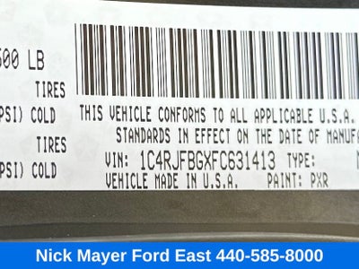 2015 Jeep Grand Cherokee Limited