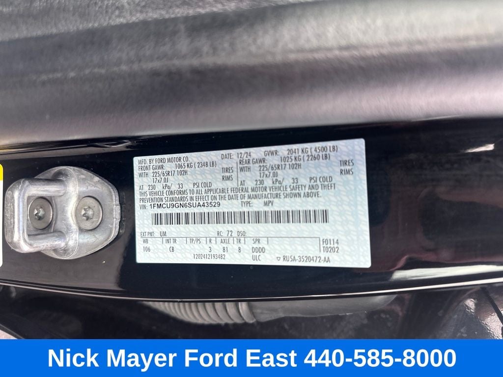 2025 Ford Escape Active