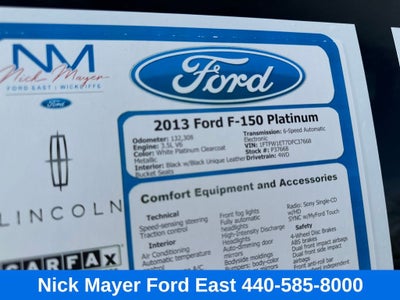 2013 Ford F-150 Platinum