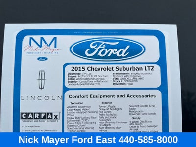 2015 Chevrolet Suburban LTZ