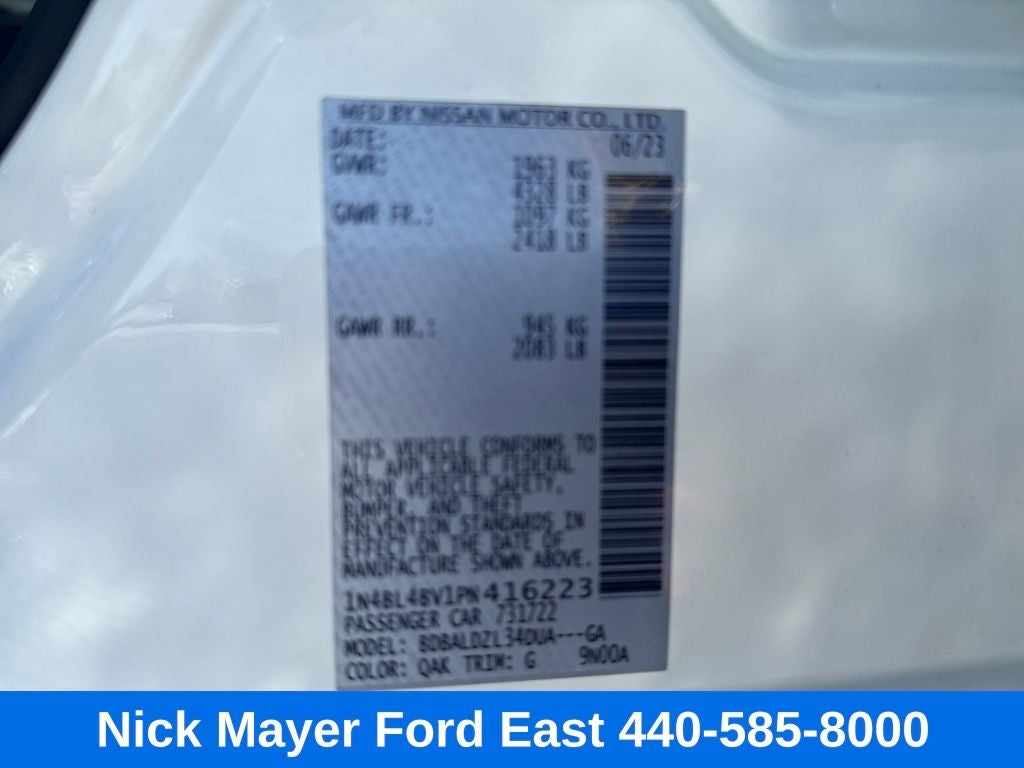 2023 Nissan Altima 2.5 S