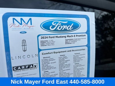 2024 Ford Mustang Mach-E Premium