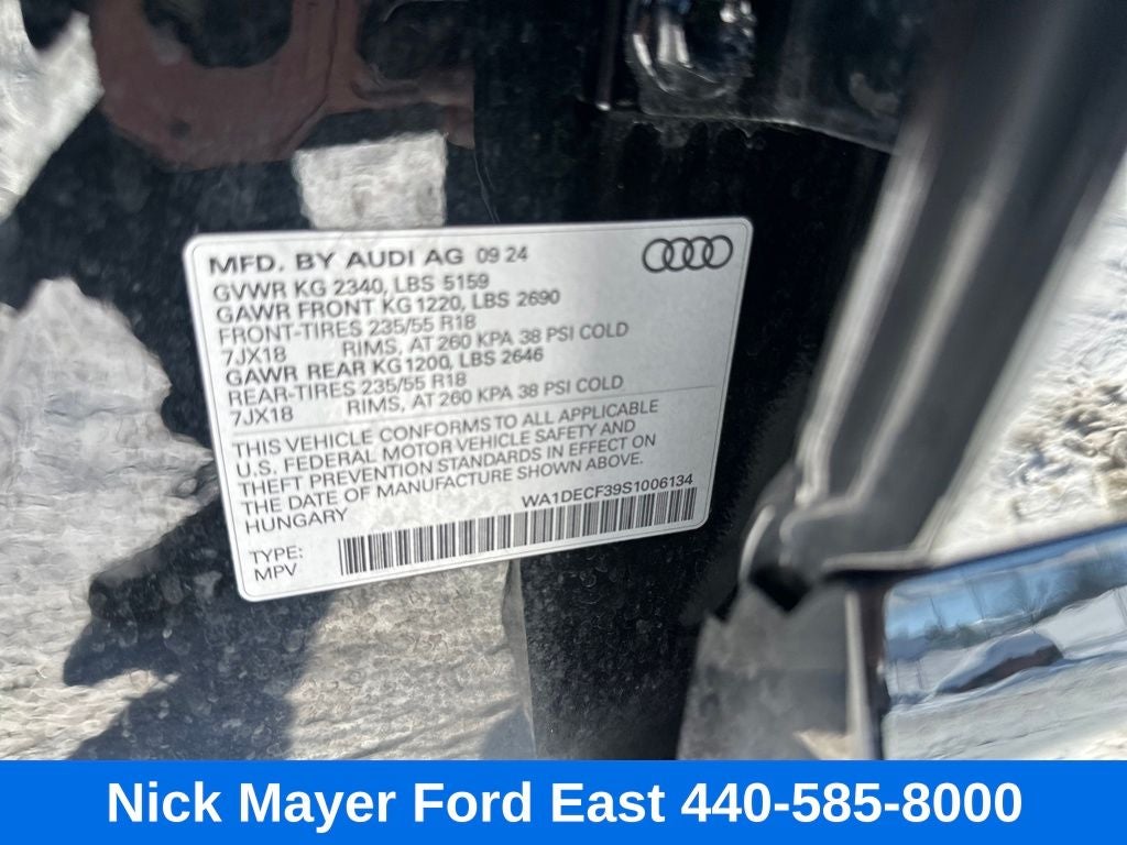 2025 Audi Q3 Premium S Line quattro