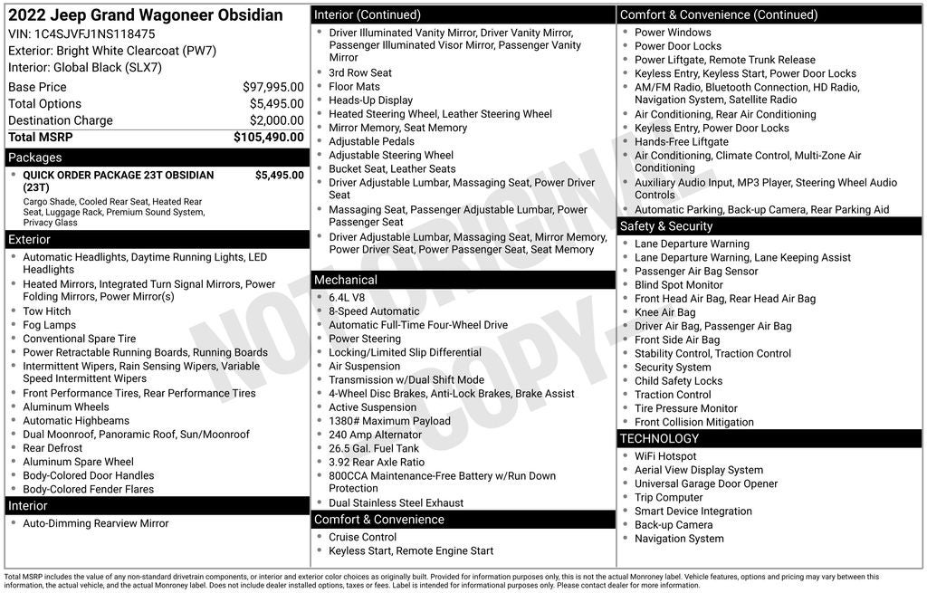 2022 Jeep Grand Wagoneer Series II