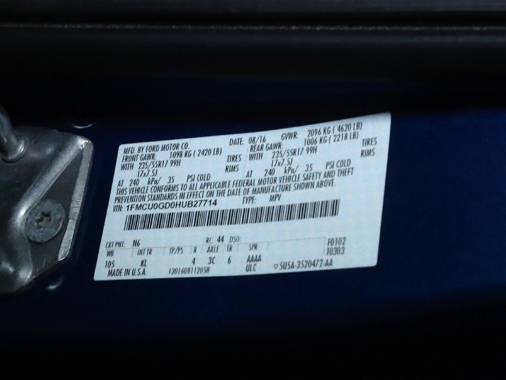 2017 Ford Escape SE