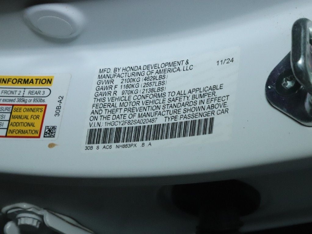 2025 Honda Accord Hybrid Touring