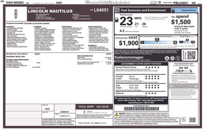 2023 Lincoln Nautilus Reserve