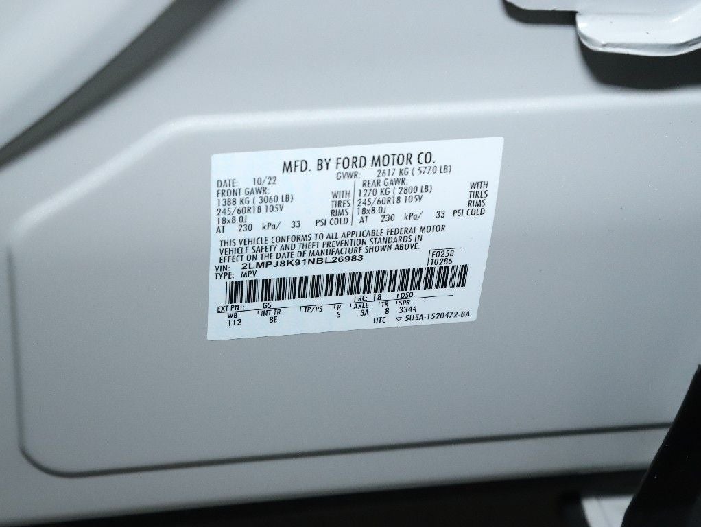 2022 Lincoln Nautilus Reserve