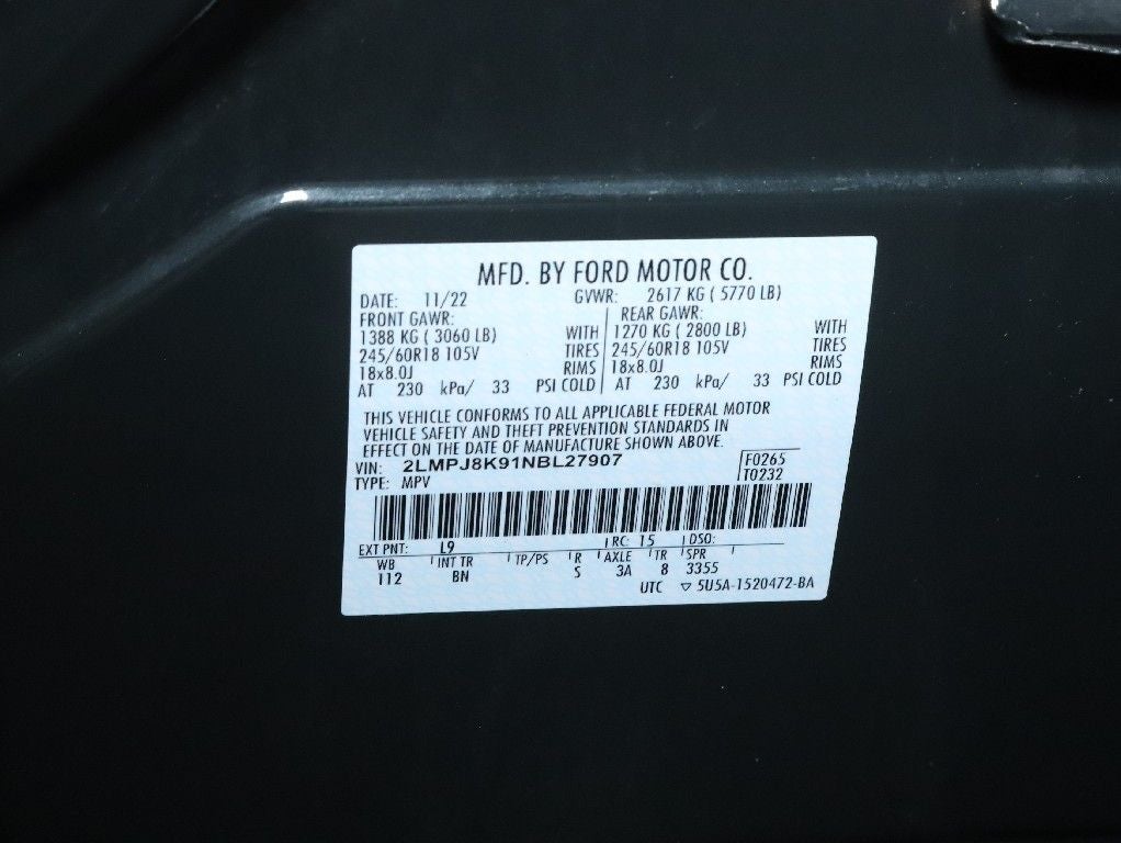 2022 Lincoln Nautilus Reserve