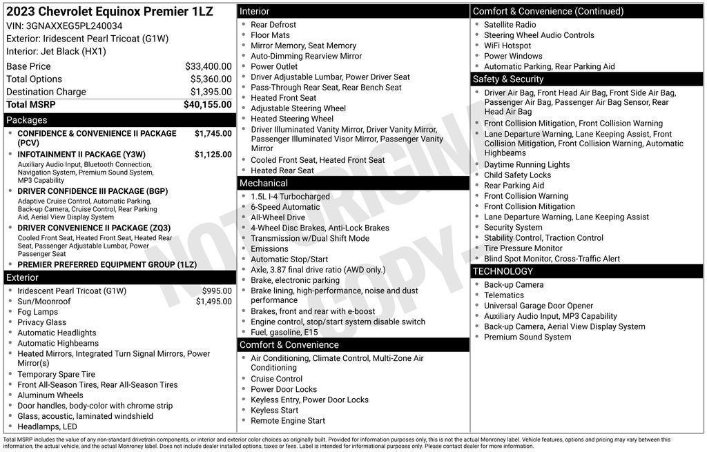 2023 Chevrolet Equinox Premier