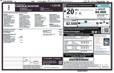 2026 Lincoln Aviator Reserve Premium