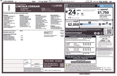 2026 Lincoln Corsair Premiere