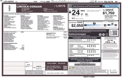 2026 Lincoln Corsair Reserve