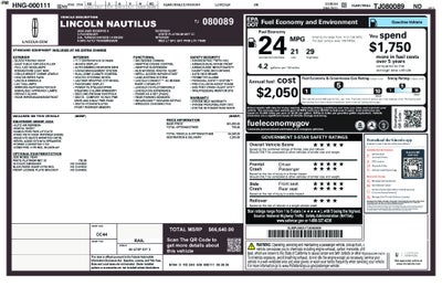 2026 Lincoln Nautilus Reserve