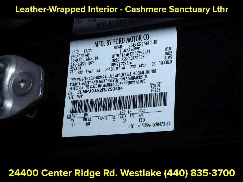 2024 Lincoln Nautilus Black Label