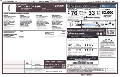 2026 Lincoln Corsair Plug-In Hybrid Grand Touring
