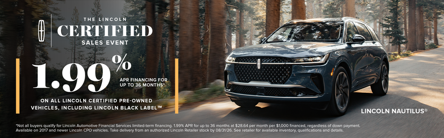 The Lincoln Certified Sales Event 