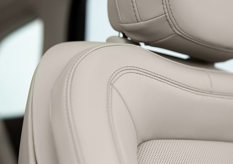 Fine craftsmanship is shown through a detailed image of front-seat stitching. | Nick Mayer Lincoln Westlake in Westlake OH