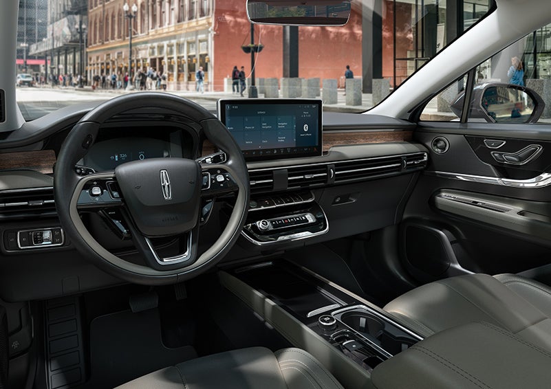 The interior dashboard of 2024 Lincoln Corsair® SUV is shown here. | Nick Mayer Lincoln Westlake in Westlake OH