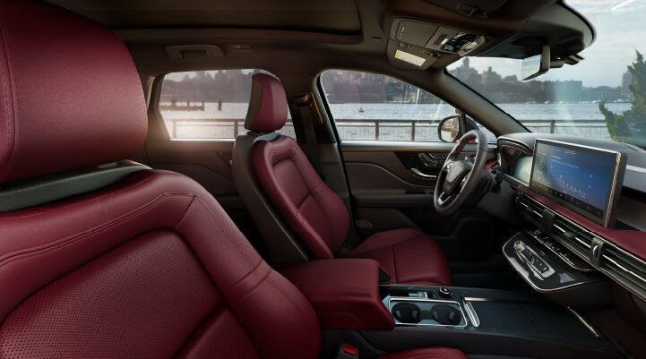 The available Perfect Position front seats in the 2025 Lincoln Corsair® SUV are shown. | Nick Mayer Lincoln Westlake in Westlake OH