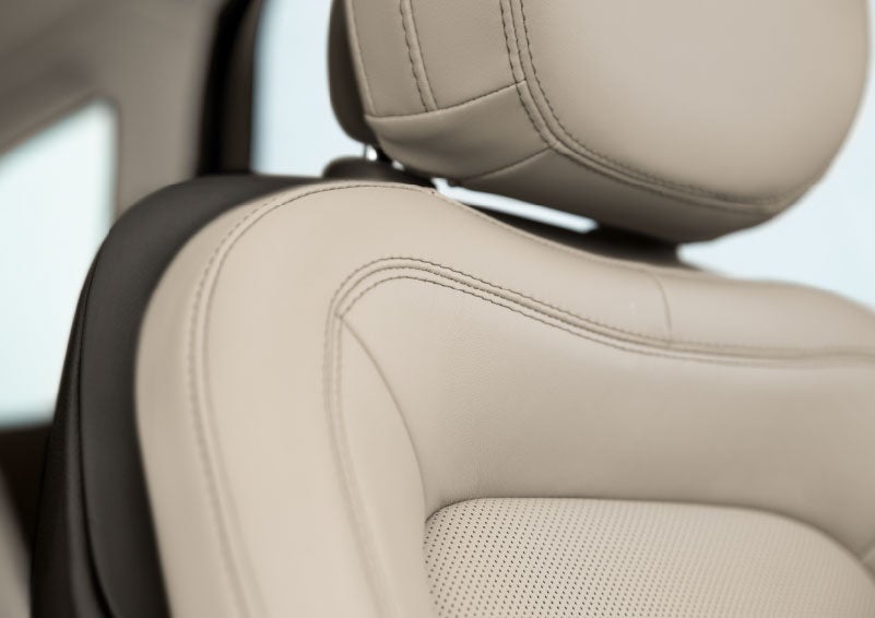 Fine craftsmanship is shown through a detailed image of front-seat stitching. | Nick Mayer Lincoln Westlake in Westlake OH