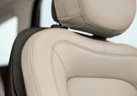 Fine craftsmanship is shown through a detailed image of front-seat stitching. | Nick Mayer Lincoln Westlake in Westlake OH