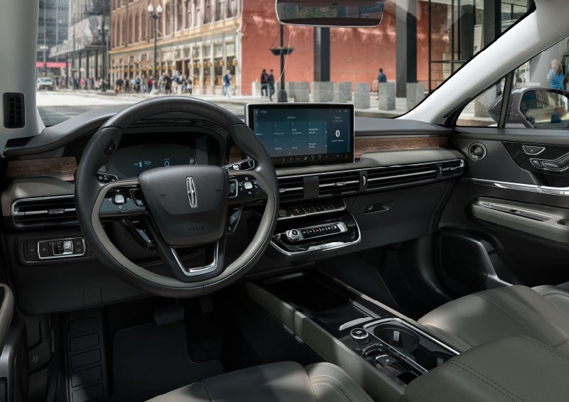 The interior dashboard of 2024 Lincoln Corsair® SUV is shown here. | Nick Mayer Lincoln Westlake in Westlake OH
