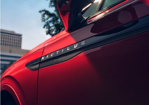 A side badge on the passenger door reads Nautilus. | Nick Mayer Lincoln Westlake in Westlake OH