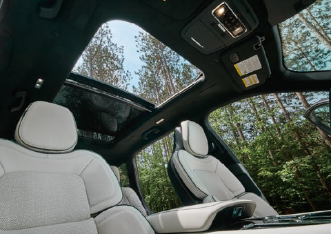 The front seats of a 2027 Lincoln Aviator® Black Label™ SUV | Nick Mayer Lincoln Westlake in Westlake OH