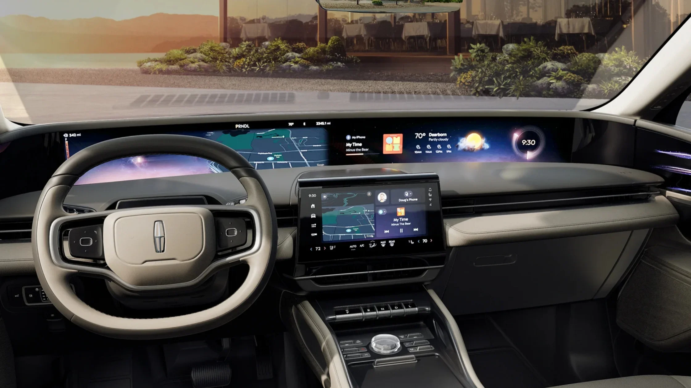 The 2025 Nautilus® Premiere interior showcasing its digital dashboard and infotainment system.