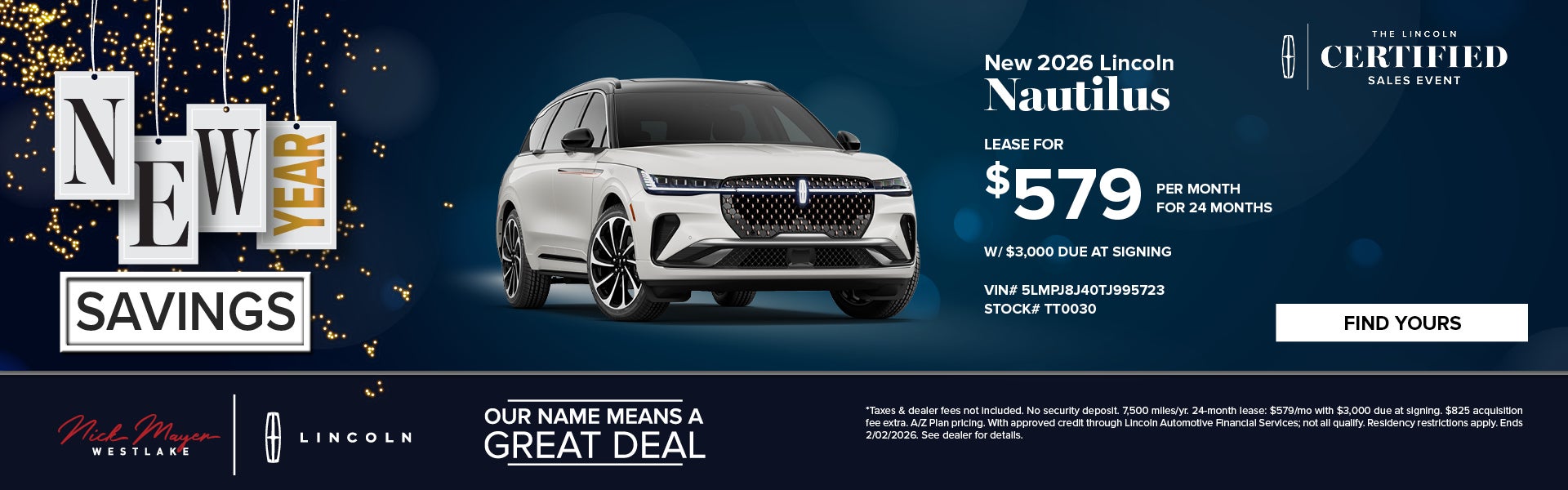  Nick Mayer Lincoln Westlake