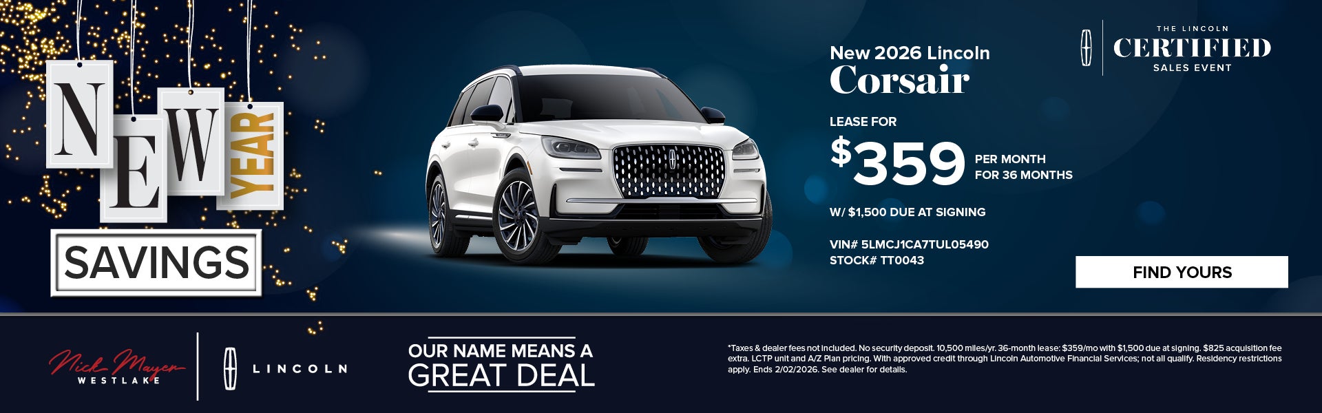  Nick Mayer Lincoln Westlake