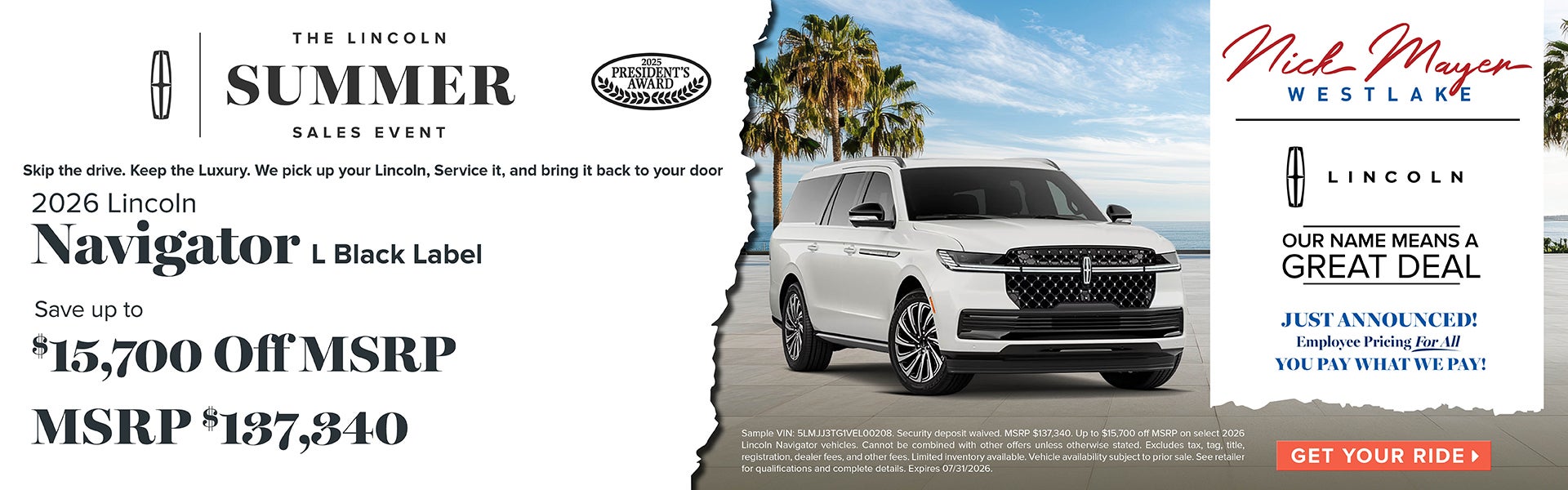 2026 Lincoln Navigator L Black Label
